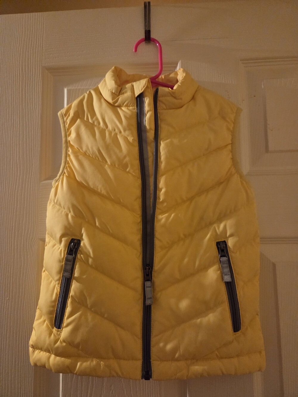 Hanna Andersson Bright Yellow Quilted Puffer Vest